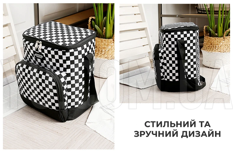 Термосумка для транспортування холодних та гарячих продуктів, напоїв GP 4338 сумка-холодильник 13 літрів 24*18*30 см Термосумка для транспортування холодних та гарячих продуктів, напоїв GP 4338 сумка-холодильник 13 літрів 24*18*30 см